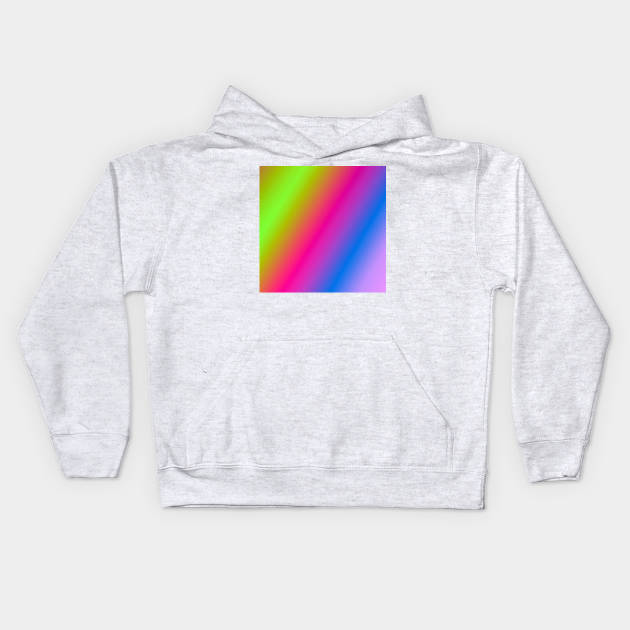 colorful abstract rainbow pattern background Kids Hoodie by Artistic_st